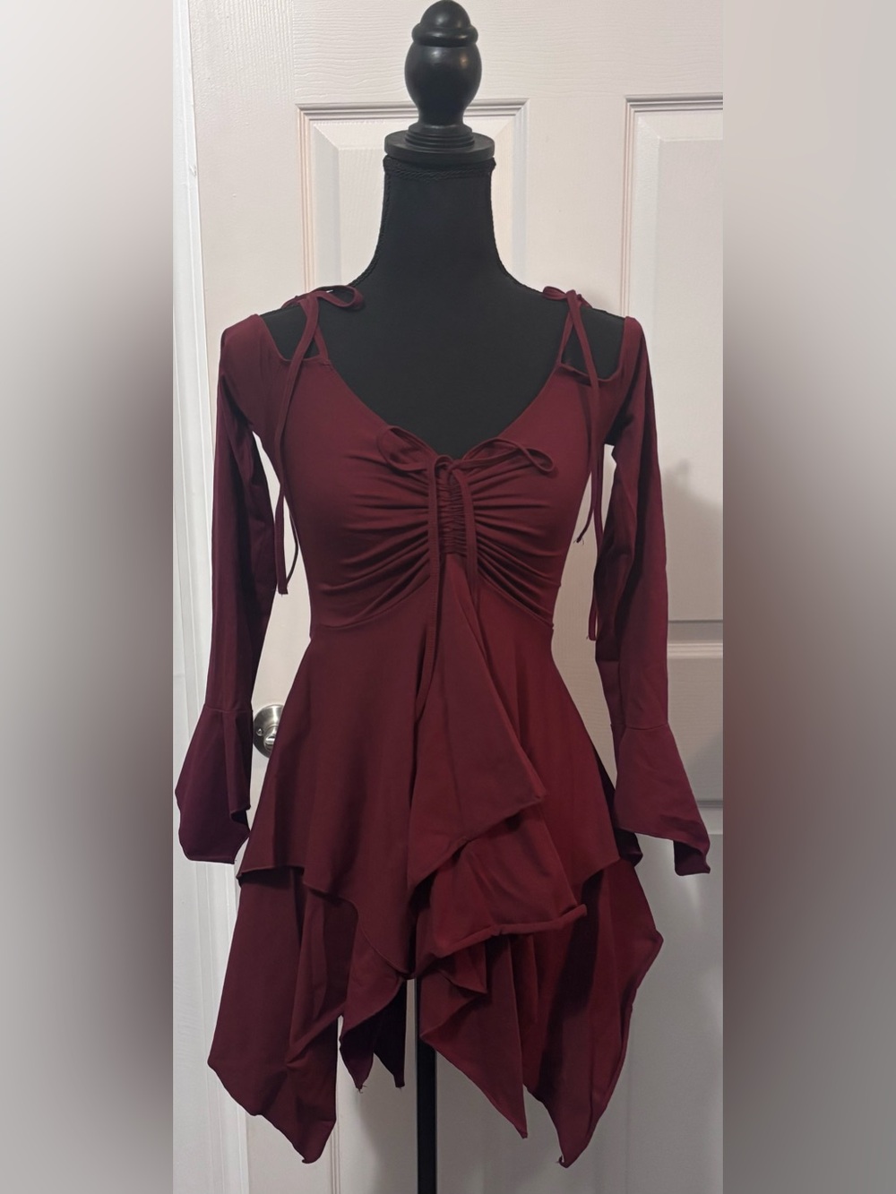 Dolls Kill / Current Mood Burgundy Fairy Dress